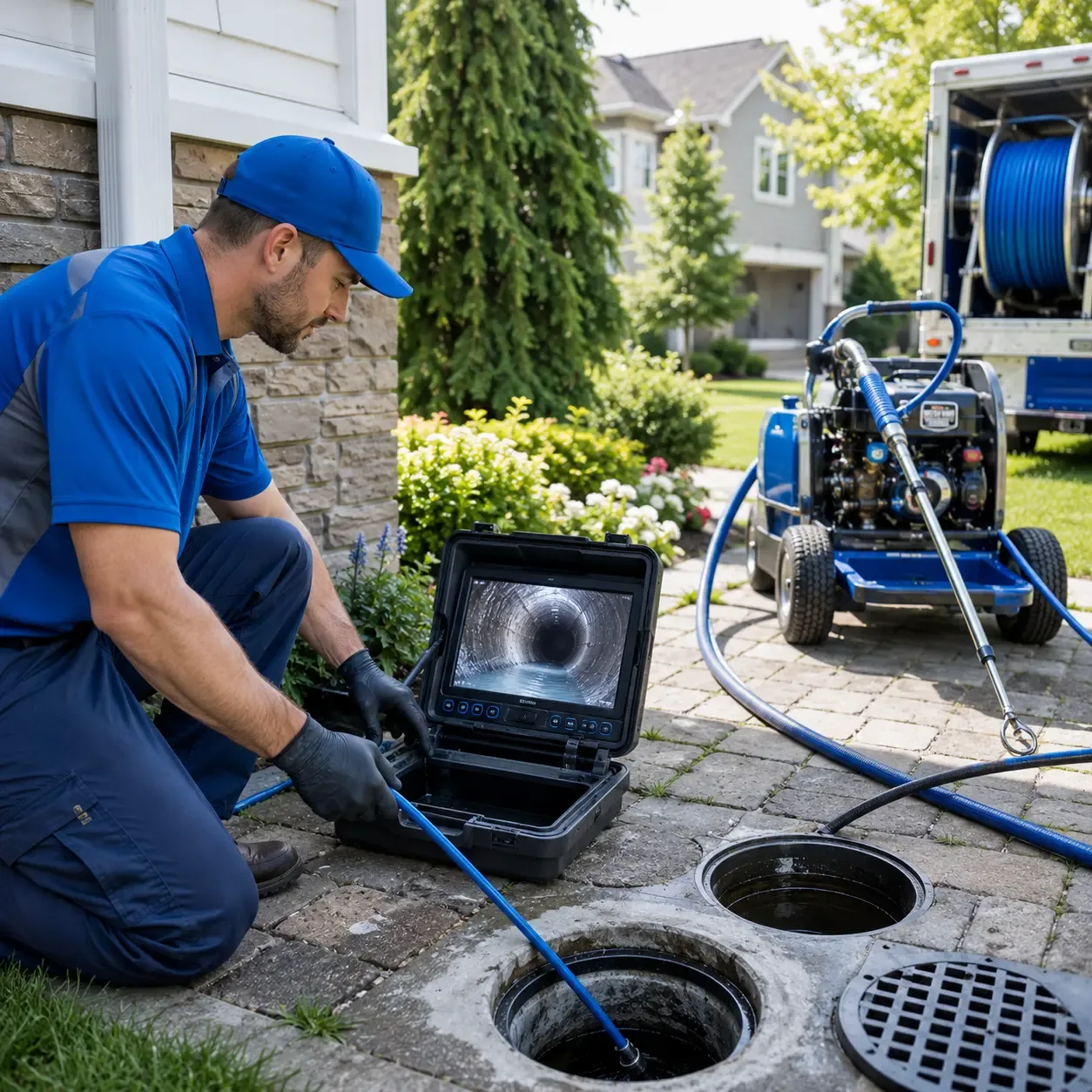 Outdoor drain cleaning professionals serving Garrett Park, MD