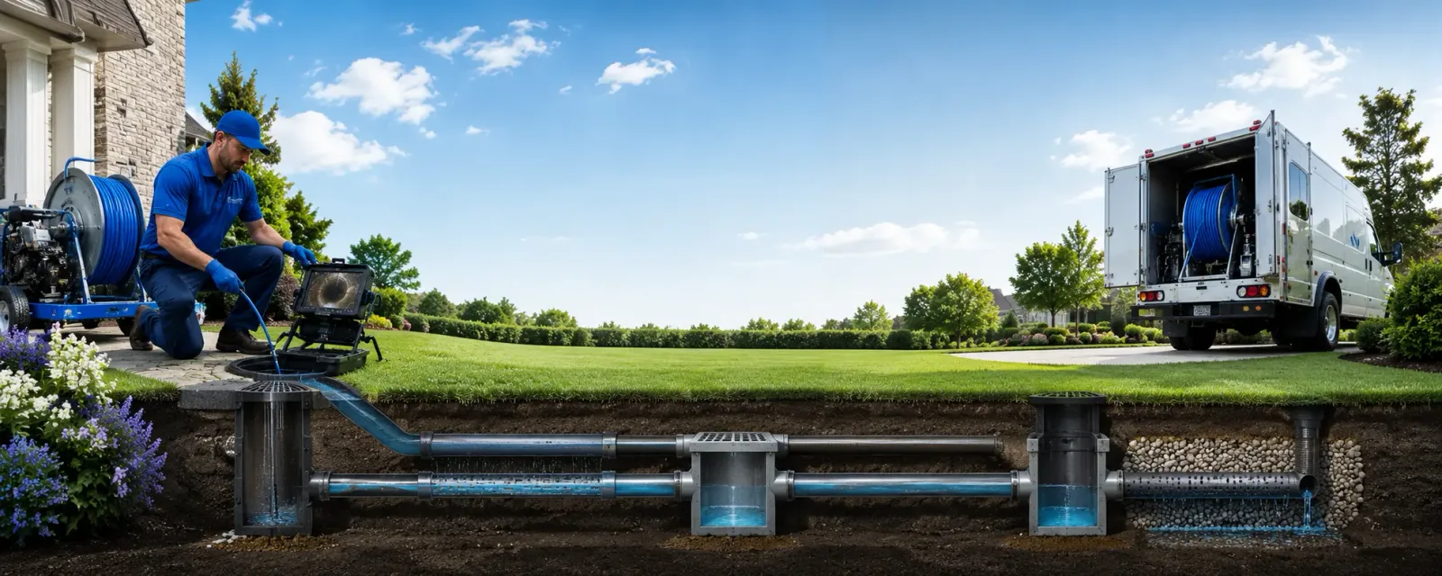Outdoor drain cleaning information for Garrett Park, MD